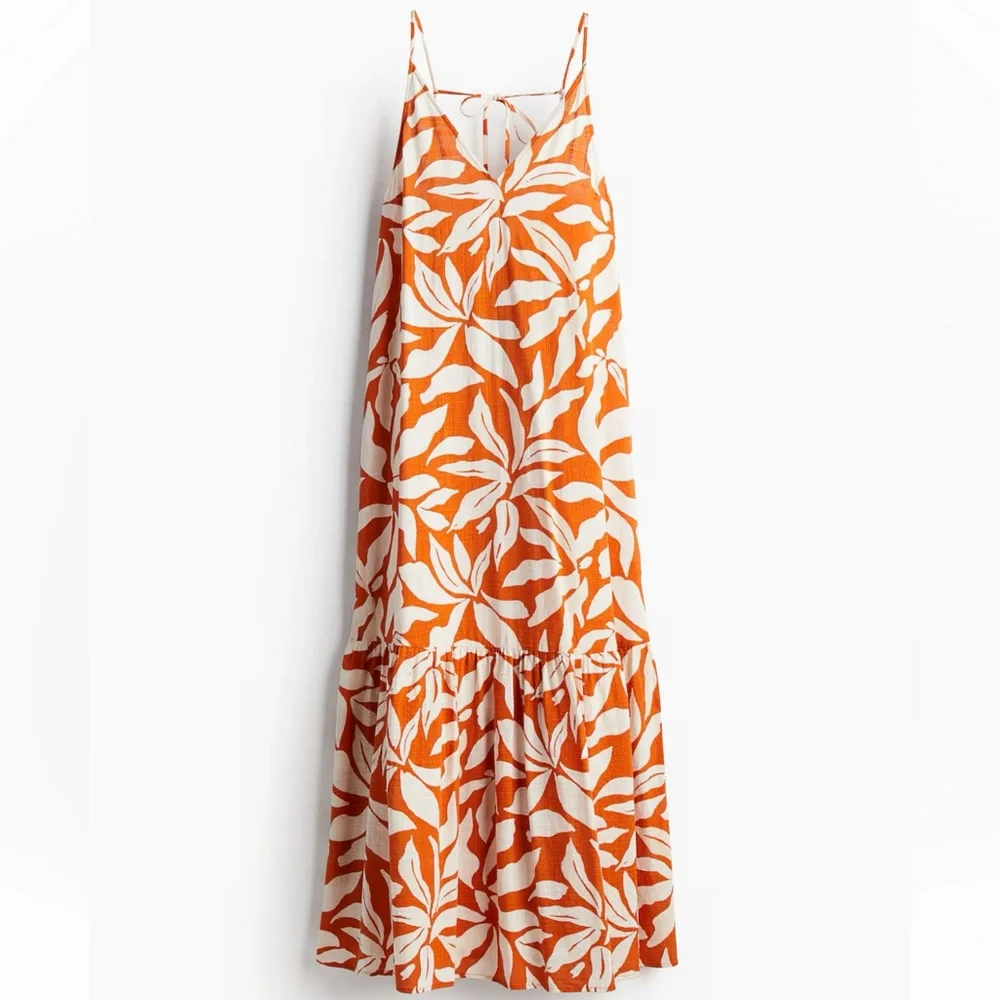 LONG A-LINE DRESS - Picture 1 of 3